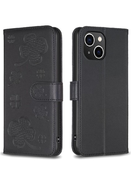 IPhone 14 Için Flip Case Artı Pu Deri Kart Yuvaları Tutucu Kickstand Cüzdan (Yurt Dışından)