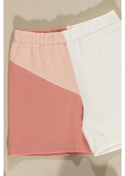 Baskılı Garnili Pembe Alt Üst Pembe Takım modelleri