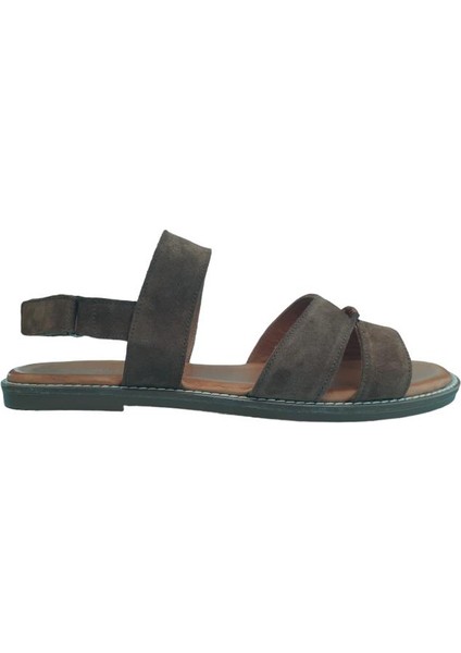 Extrafıt Topuksuz Süet Sandalet 7193