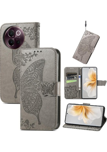 Vıvo V40 Lite Kelebek Kanat Iş Çok Renkli Cüzdan Için Flip Case (Yurt Dışından)