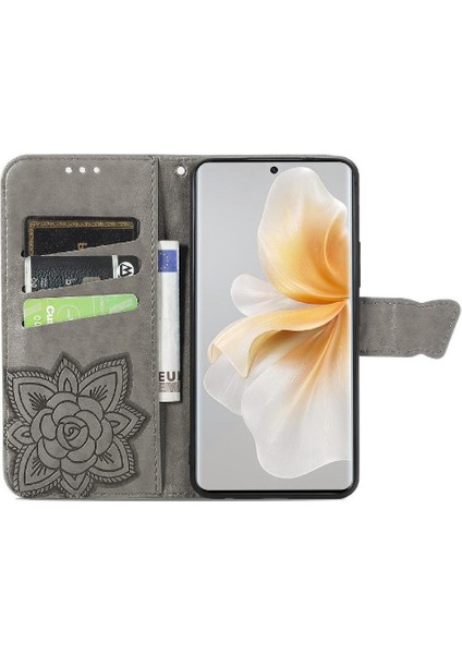 Vıvo V40 Lite Kelebek Kanat Iş Çok Renkli Cüzdan Için Flip Case (Yurt Dışından)