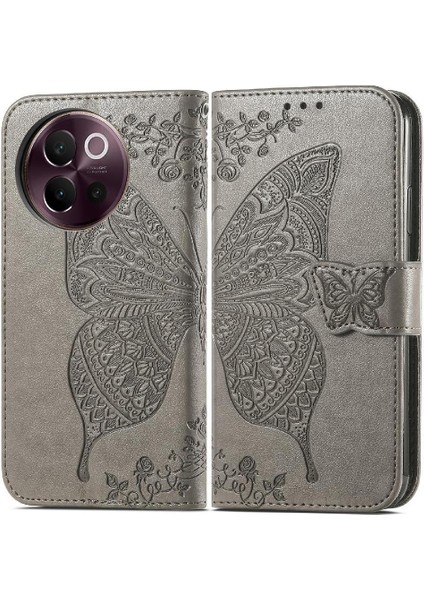 Vıvo V40 Lite Kelebek Kanat Iş Çok Renkli Cüzdan Için Flip Case (Yurt Dışından)