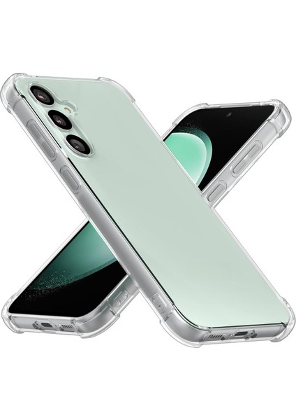 Galaxy A05S Uyumlu Şeffaf Silikon Kılıf Darbe Önleyici Köşe ve Kamera Korumalı Yüksek Koruma