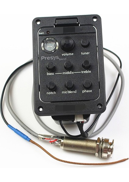 301 Mikrofon Stili Blend 301 Gitar Pickup Preamp Eq Eşitleyici Akort Cihazı Çift Modlu Yumuşak Piezo ile Mikrofonlu Beat Board (Yurt Dışından)