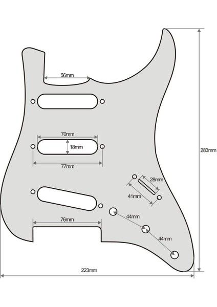 Nane Yeşili Tarzı Fleor St Delikli Olmayan Gitar Pickguard Scratch Plakası ve Vidaları Gitar Aksesuarları, 10 Renk Seçeneği (Yurt Dışından) modelleri