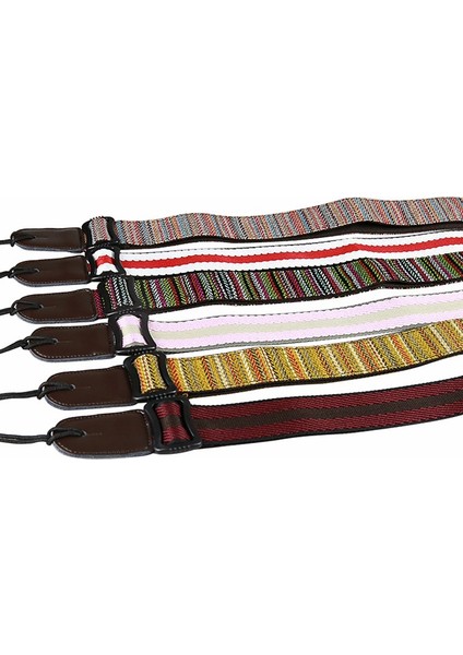 Bir Stil Renkli Gitar Askısı Ukulele Halk Şiiri Taklit Deri Başlık Telli Müzik Aletleri Aksesuarları Hediye Başlangıç Için (Yurt Dışından) fiyatları