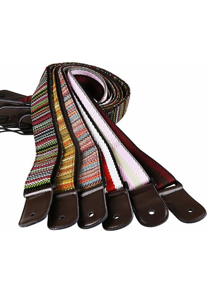 Bir Stil Renkli Gitar Askısı Ukulele Halk Şiiri Taklit Deri Başlık Telli Müzik Aletleri Aksesuarları Hediye Başlangıç Için (Yurt Dışından) modelleri