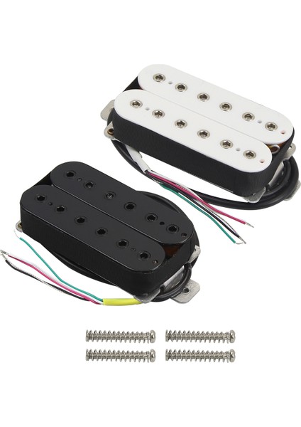 52 Köprü Siyahı Stili Fleor Seramik Çift Bobin Humbucker Manyetik Elektro Gitar Pasif Manyetik Köprü Veya Sap Pozisyon 4 Telli (Yurt Dışından) fiyatları