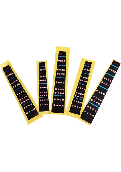 B Tarzı Keman Parmaklık Sticker Fretboard Not Etiketi Parmak Tablosu Pratik Parmak Kılavuzu Başlangıç ​​keman Parçaları Aksesuarları (Yurt Dışından)
