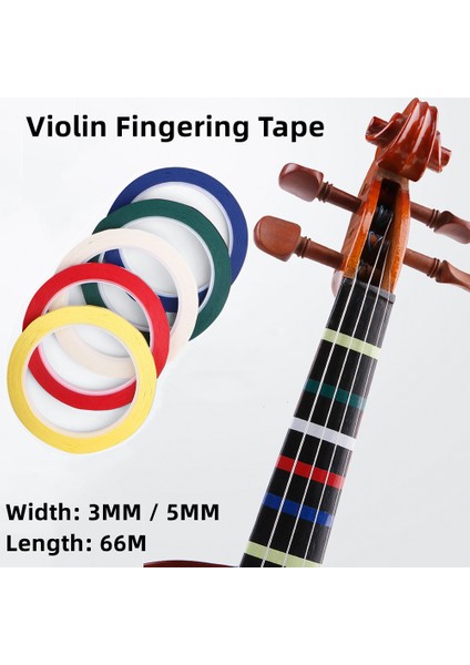 Mavi 5mm Tarzı 66M Keman Parmağı Bant Sticker Telli Cello Bas Dize Sticker Not Tapası Için Başlangıç Pozisyon Parmak Rehberi Etiketleri (Yurt Dışından) modelleri