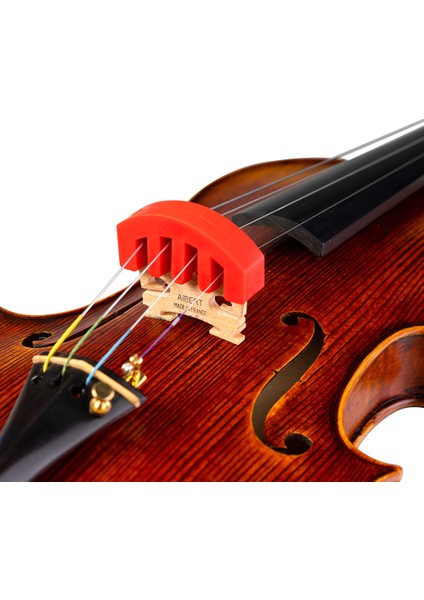 1pc Mavi Sessiz Tarzı Keman Susturucu Pratik Kauçuk Akustik Elektrik Keman Susturucu Müzikal Susturucu Keman Keman Susturucusu Başlangıç ​​öğrencileri Için (Yurt Dışından)
