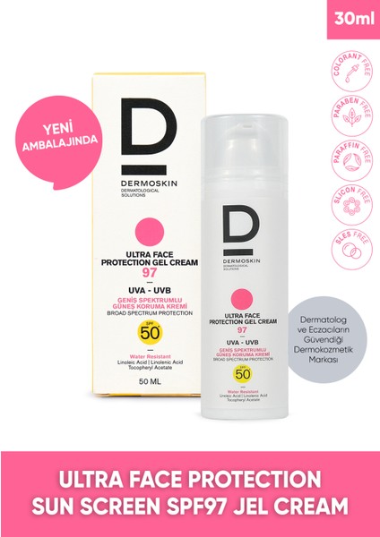 Ultra Face Protection Spf 97 Güneş Koruyucu 50 ml