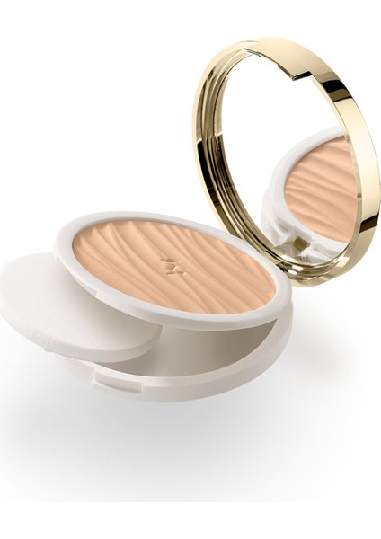 KikoMilano Fondöten - Gold Reflections Summerproof Powder Foundation SPF50 - 06 Caramel