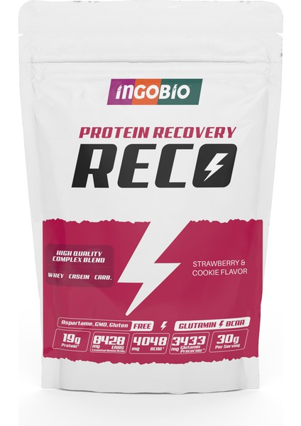 Reco Çilek Ve Kurabiye Aromalı Whey Protein - 510g 17 Servis