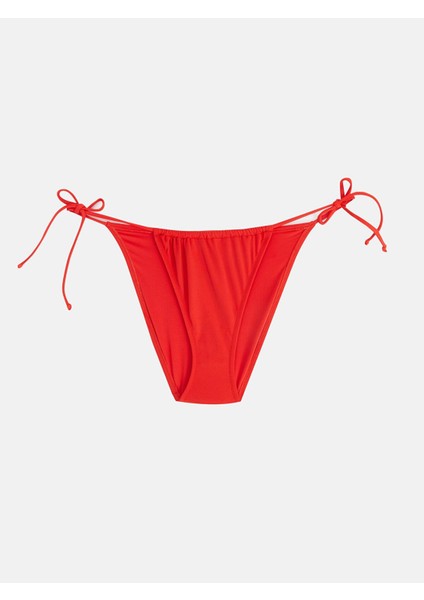 Uv Korumalı Bağlama Detaylı Kadın Bikini Alt