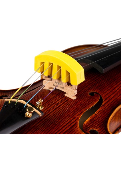 1pc Sarı Sessiz Tarzı Keman Susturucu Pratik Kauçuk Akustik Elektrik Keman Susturucu Müzikal Susturucu Keman Keman Susturucusu Başlangıç ​​öğrencileri Için (Yurt Dışından)