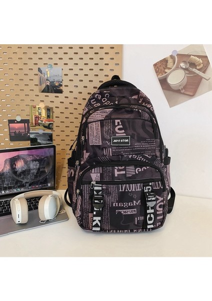 Erkek Üniversite Öğrencileri Için Okul Çantaları, Ortaokul Öğrencileri Için Geniş Kapasiteli Günlük Sırt Çantaları, Lise Öğrencileri ve Kızlar Için Şık Sırt Çantaları (Yurt Dışından)