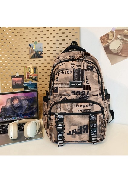 Erkek Üniversite Öğrencileri Için Okul Çantaları, Ortaokul Öğrencileri Için Geniş Kapasiteli Günlük Sırt Çantaları, Lise Öğrencileri ve Kızlar Için Şık Sırt Çantaları (Yurt Dışından)