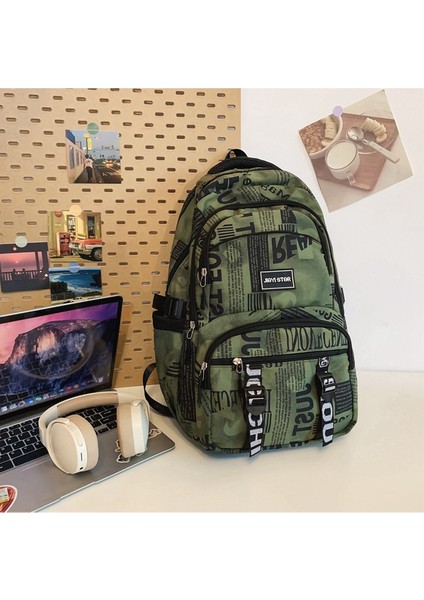 Erkek Üniversite Öğrencileri Için Okul Çantaları, Ortaokul Öğrencileri Için Geniş Kapasiteli Günlük Sırt Çantaları, Lise Öğrencileri ve Kızlar Için Şık Sırt Çantaları (Yurt Dışından)