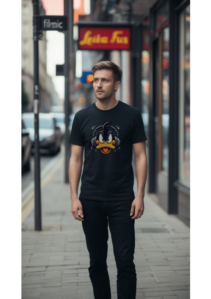 Erkek Baskılı T-Shirt Erkek Tişört