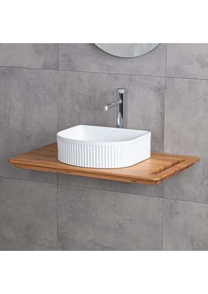E-W1005MB Tezgah Üstü Lavabo Mat Beyaz modelleri