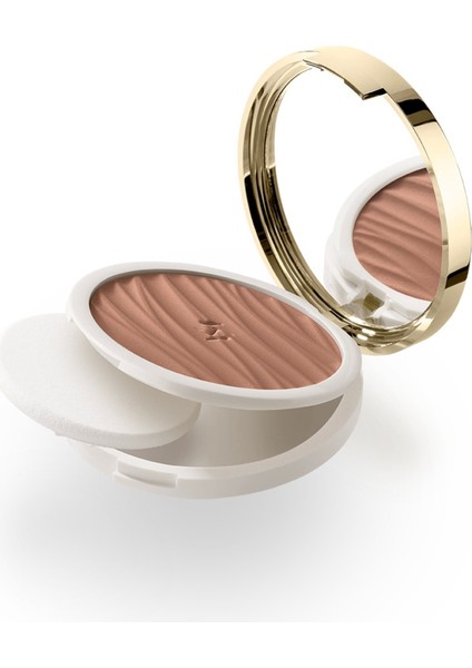 KikoMilano Fondöten - Gold Reflections Summerproof Powder Foundation SPF50 - 08 Cocoa