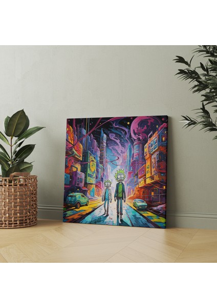 Canlı Pop Art Kanvas Tablo