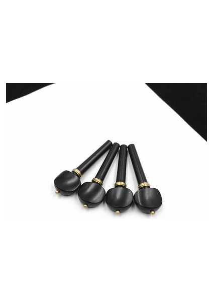 Abanoz 10 Tarzı Profesyonel Keman Akort Burguları, Doğal Jujube Ahşaperengi Ağaç Parçaları Aksesuarlar Yedek Parçalar - (Yurt Dışından)