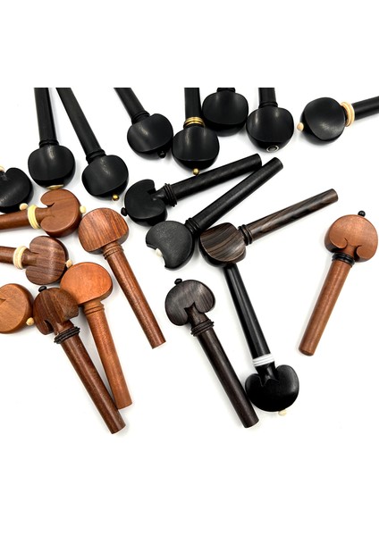 Abanoz 10 Tarzı Profesyonel Keman Akort Burguları, Doğal Jujube Ahşaperengi Ağaç Parçaları Aksesuarlar Yedek Parçalar - (Yurt Dışından) fırsatları