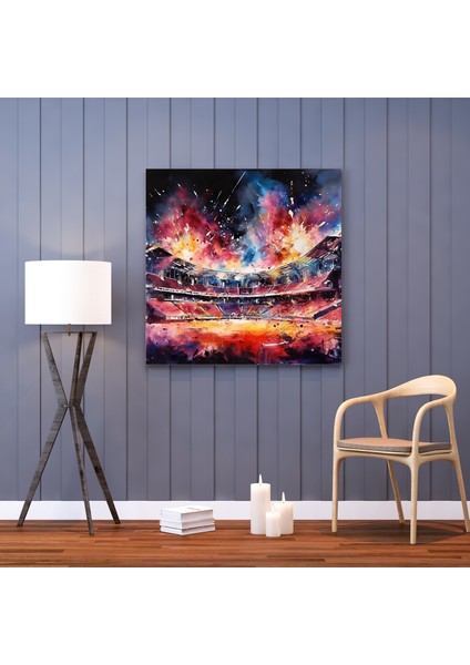 Dinamik Futbol Stadyumu Duvar Tablosu, 30X30 cm fiyatları