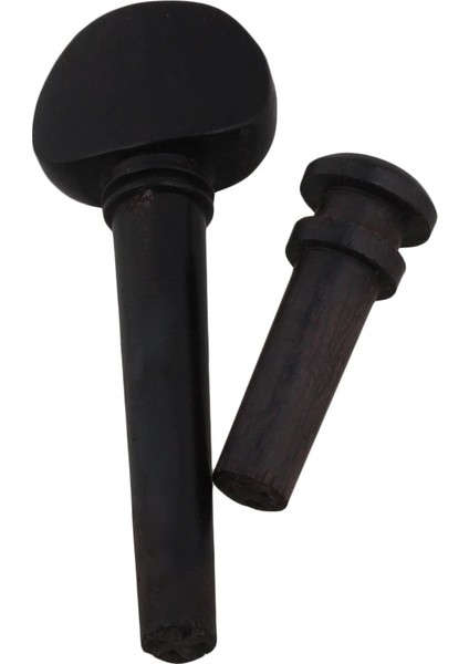 On Altıncı Stil Siyah Abanoz Keman Akort Burguları Kuyruk Ucu x 16MM (Yurt Dışından)
