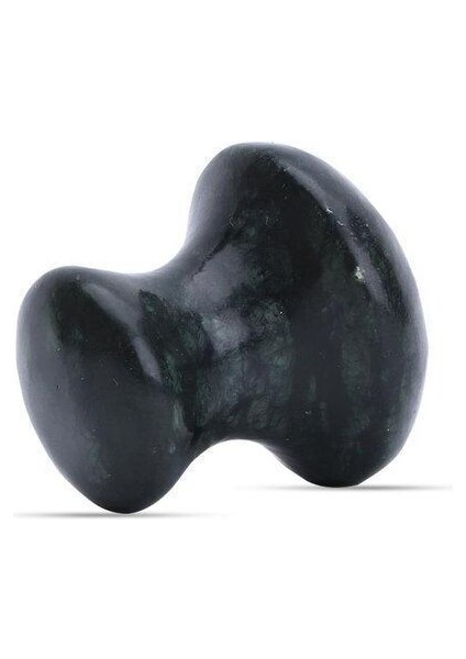 Obsidyen Doğal Masaj Taşı (Mantar Gua Sha)