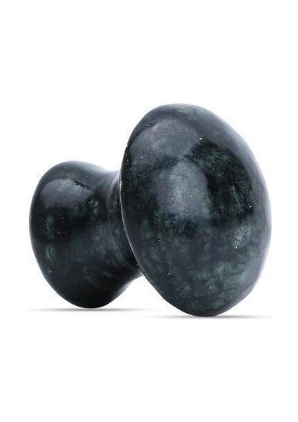 Obsidyen Doğal Masaj Taşı (Mantar Gua Sha)