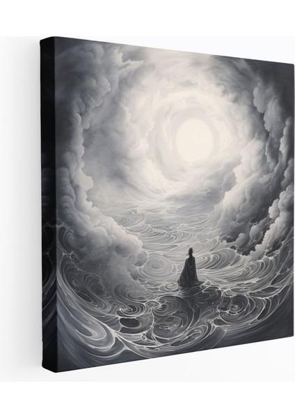 Zen Meditasyonu Kanvas Tablo