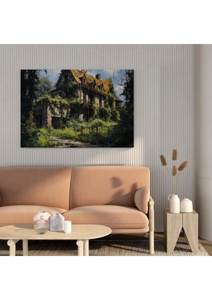 Çürüyen Konak Kanvas Tablo, 30X30 cm fiyatları