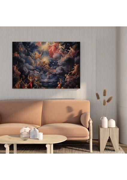 Tanrılar ve Tanrıçaların Göksel Senfonisi Kanvas Tablo, 30X30 cm fiyatları