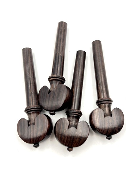 Doğal Abanoz 1 Tarzı Profesyonel Keman Akort Burguları, Doğal Jujube Ahşaperengi Ağaç Parçaları Aksesuarlar Yedek Parçalar - (Yurt Dışından)