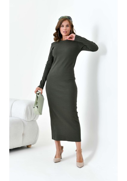 Kadın Kaşkorse Elbise Haki 30901 fiyatları