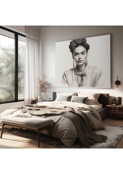 Frida Kahlo Kanvas Duvar Dekorasyonu