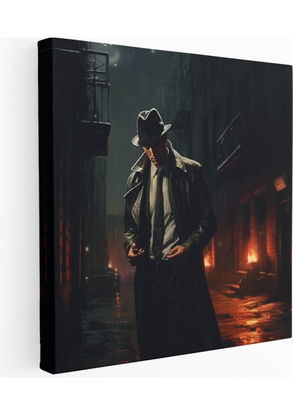 Gangsta Dedektif Duvar Tablosu, 30X30 cm