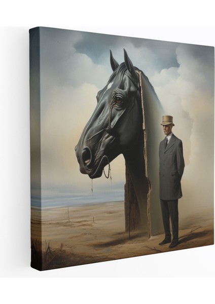 Godfather Sürrealizm At Kanvas Tablo