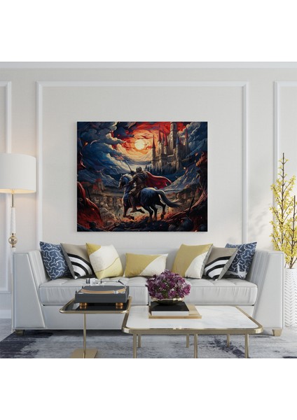 Cesaret Şövalyeleri Kanvas Tablo, 30X30 cm fiyatları