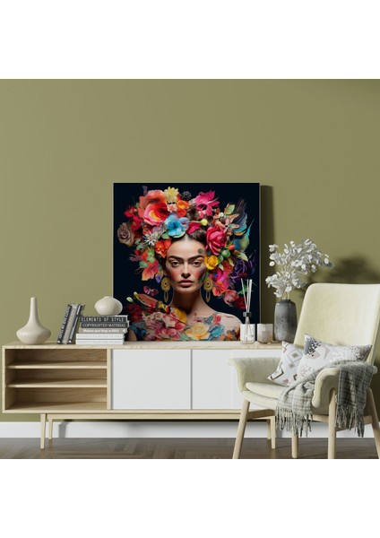 Frida Kahlo Duvar Sanatı Dekor Kanvas Tablo