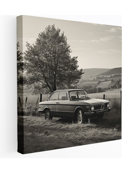 Vintage Bmw Kanvas Tablo