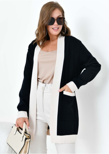 Kadın İki Renkli Giycık Siyah 20716 fırsatları