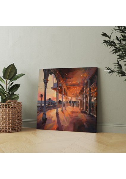Alacakaranlık Pasajı Kanvas Tablo, 30X30 cm fiyatları