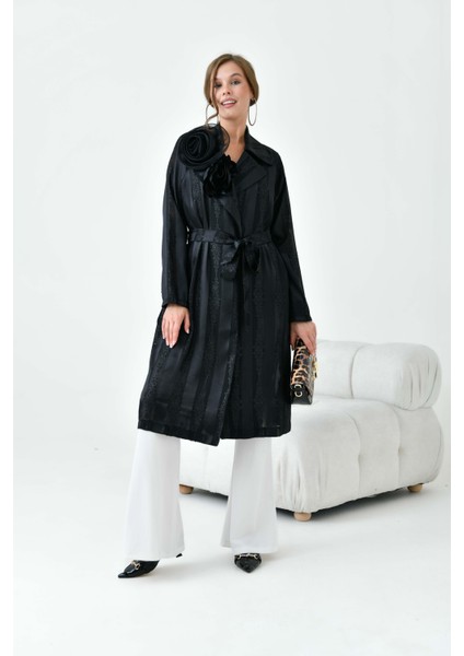 Kadın Abaya Kap Siyah 30864