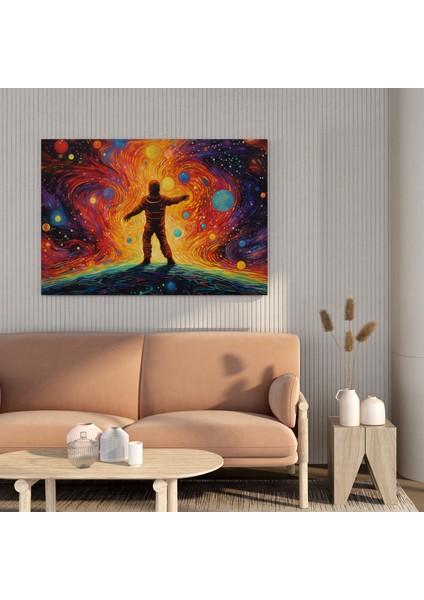 Trippy Galaksi Dansı Kanvas Tablo, 30X30 cm fiyatları
