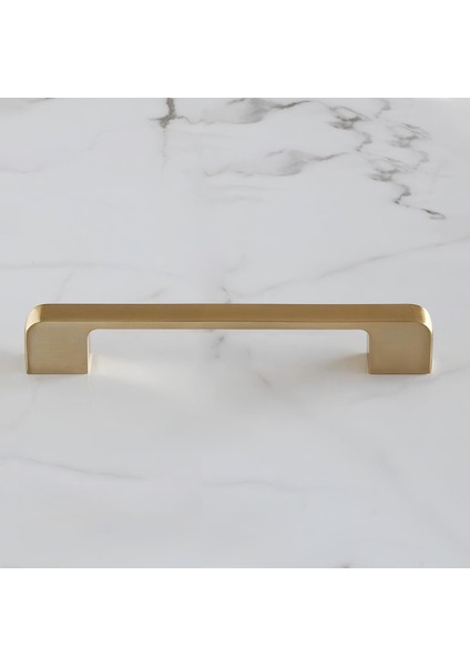 Arel Mat Altın Gold 128 mm Mobilya Mutfak Kulp Çekmece Dolap Kulplar Kulbu