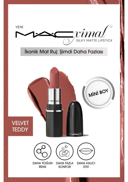 Macximal Mini Silky Matte Lipstick - Velvet Teddy